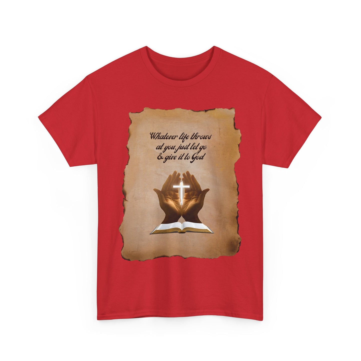 Christian Vintage Tee - "Give It To God" Retro Faith Shirt | Everyday Rebel Co.